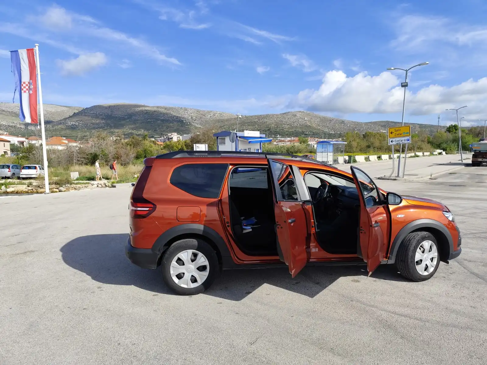 Eden Experience vehicle with passenger doors open